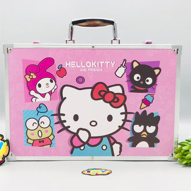 145Pcs Premium Hello Kitty Themed Kids Painting Kit Briefcase